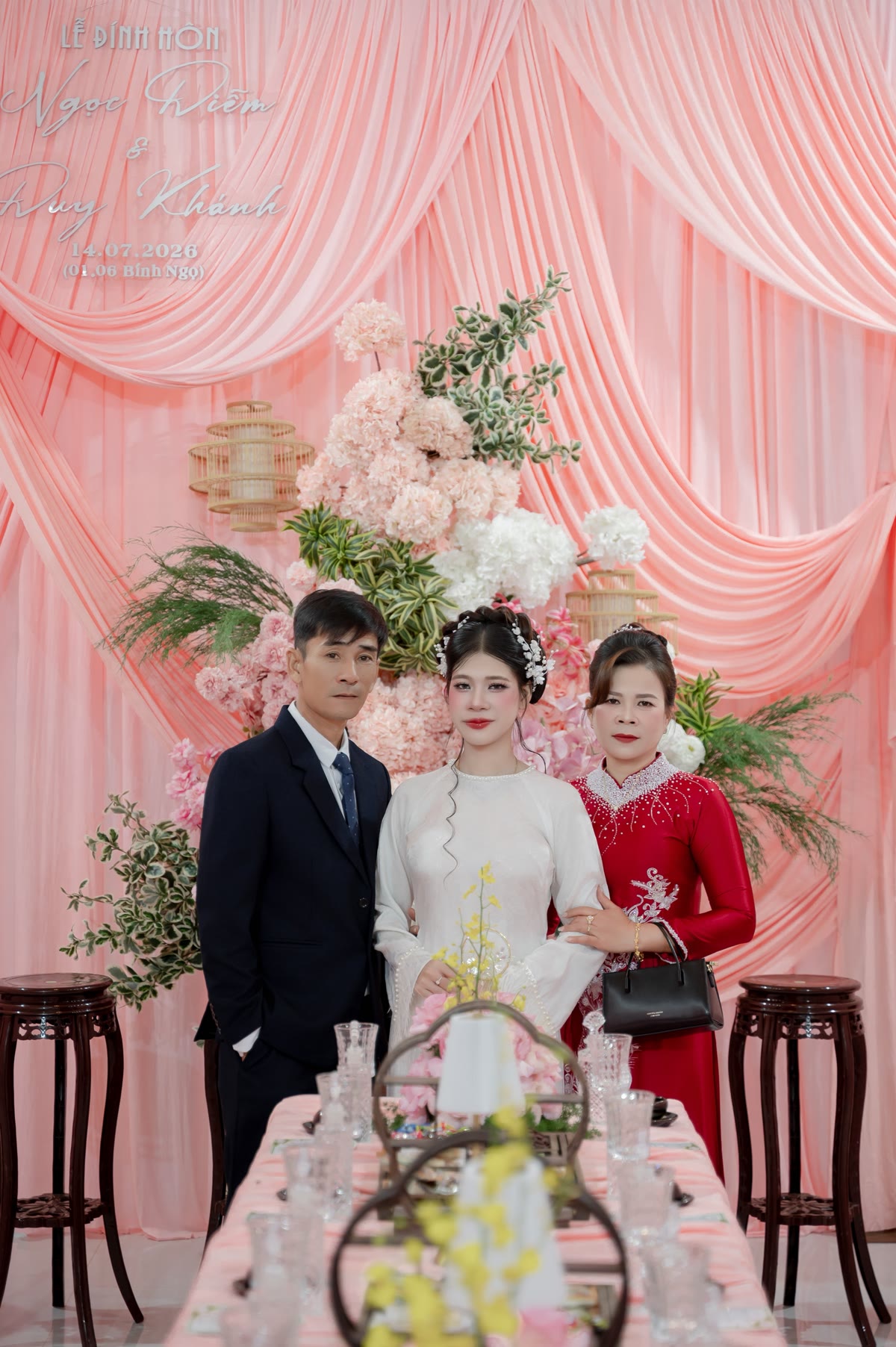 Lễ tiệc nhà gái cô dâu Diễm